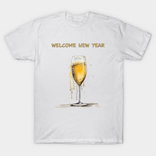 Welcome New Year 2024 T-Shirt